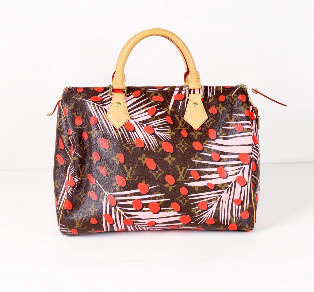 Monogram 'Jungle Dots Speedy 30'