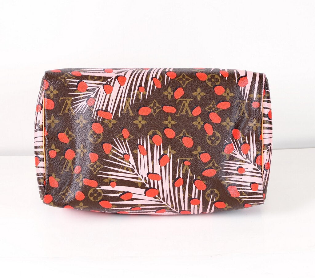 Monogram 'Jungle Dots Speedy 30'