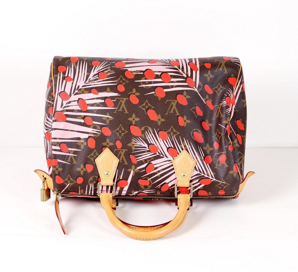 Monogram 'Jungle Dots Speedy 30'