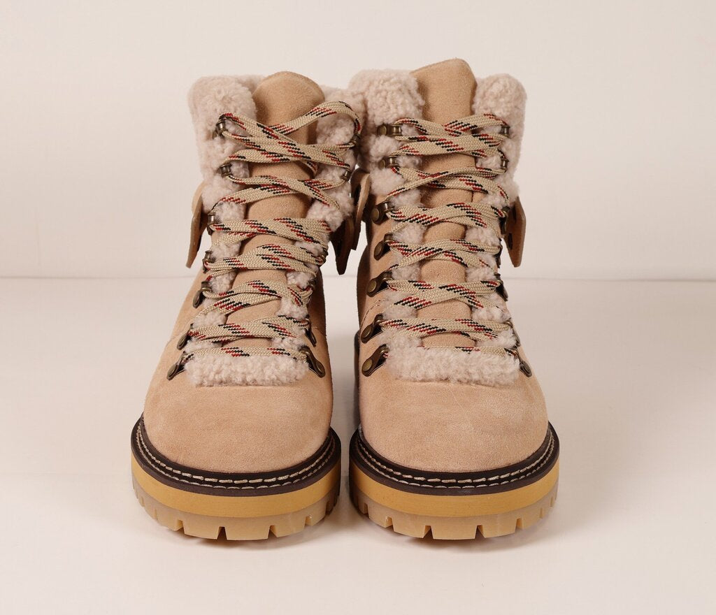 Winter Beige Suede Shearling Boots (12)