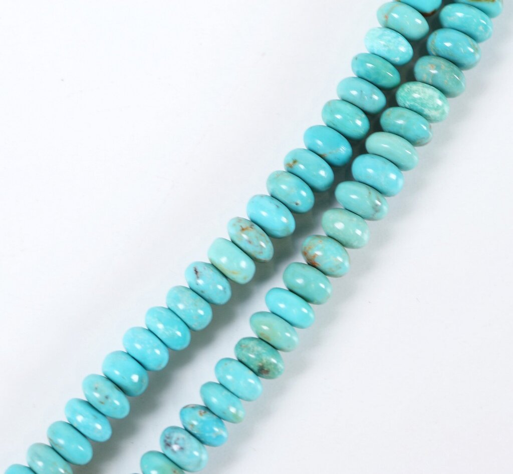 Sterling Turquoise and Dyed Spiny Oyster Necklace