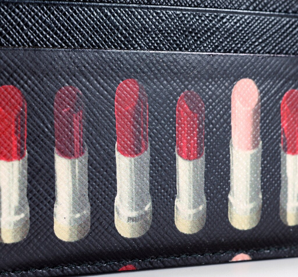 Saffiano Lipstick Card Wallet