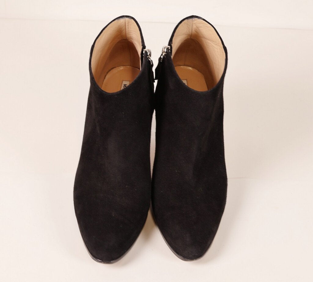 Black Suede Micro Booties (9)