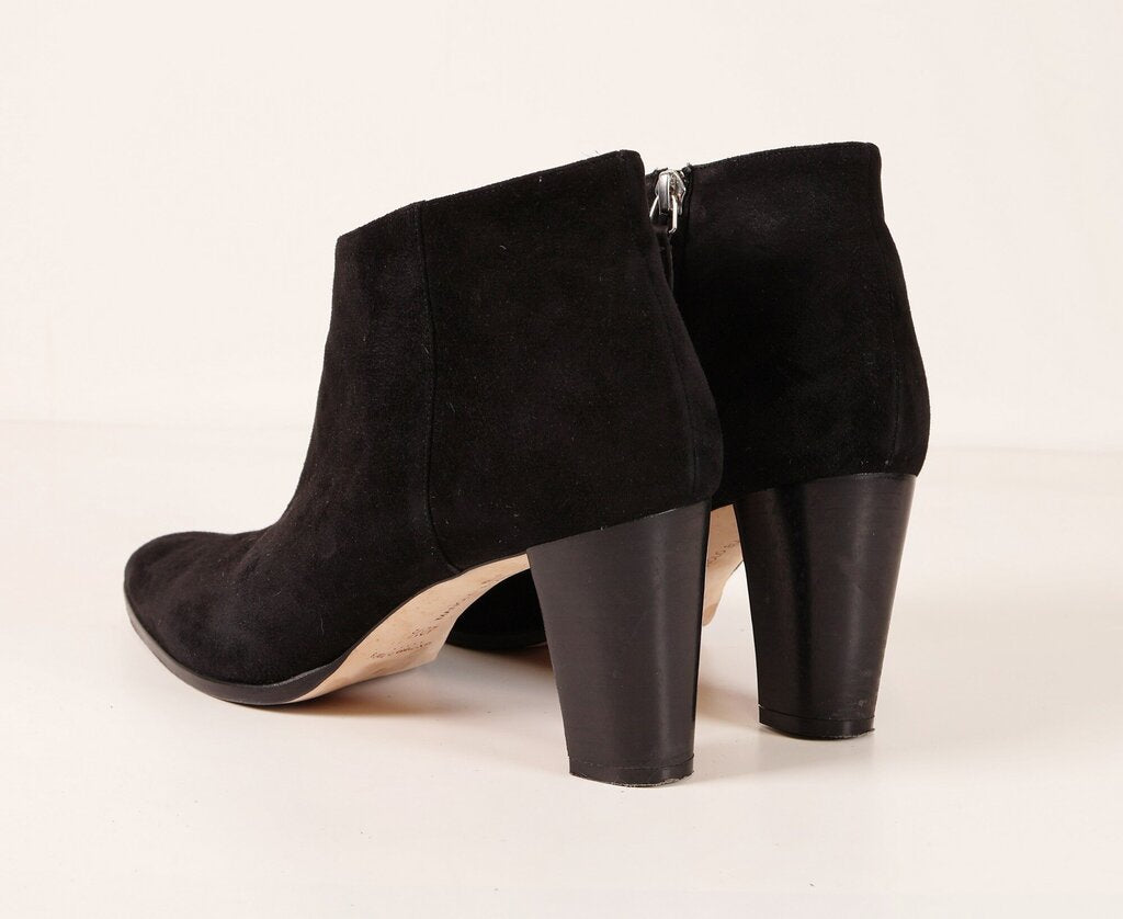 Black Suede Micro Booties (9)