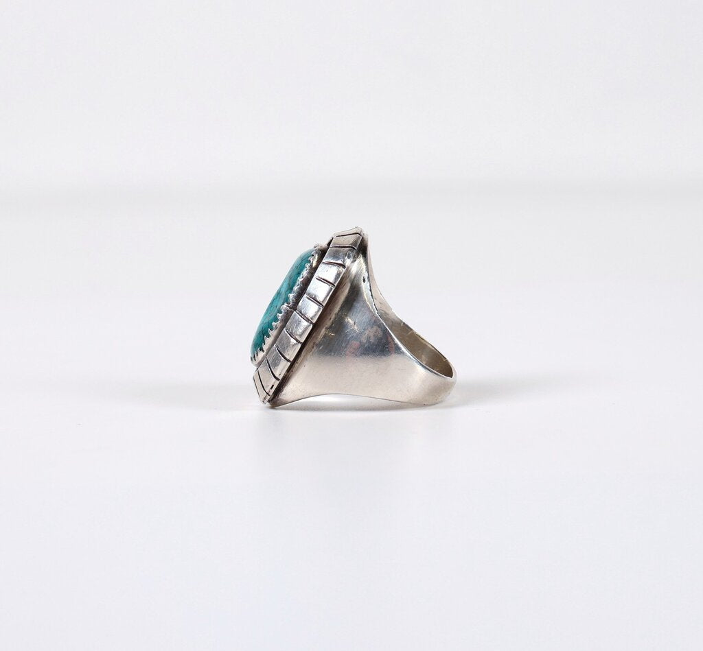 Sterling and Turquoise Ring (10.5)