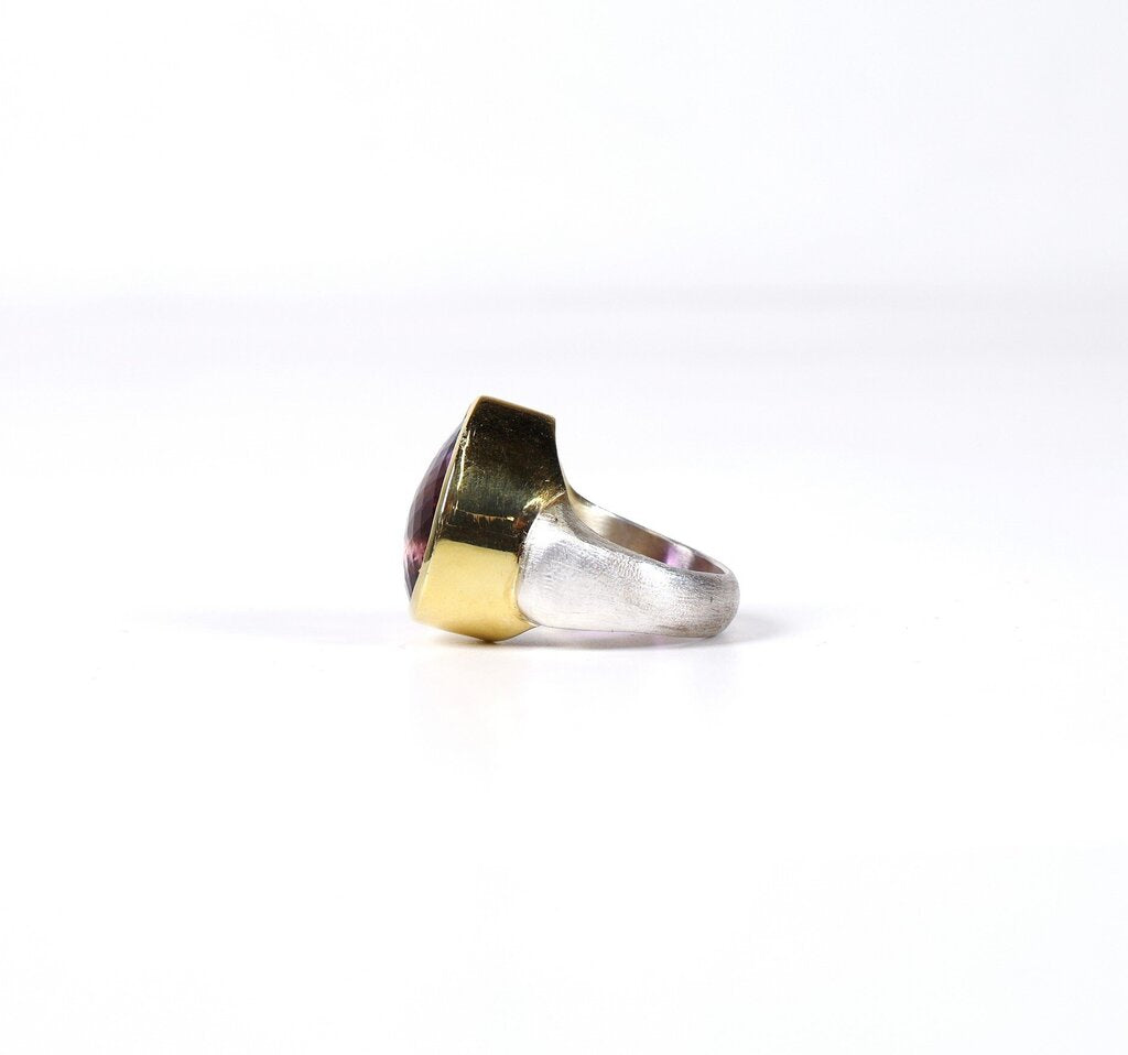 last chance! Teardrop Amethyst Cocktail Ring (8)