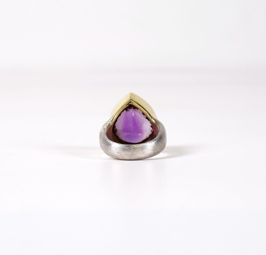 last chance! Teardrop Amethyst Cocktail Ring (8)