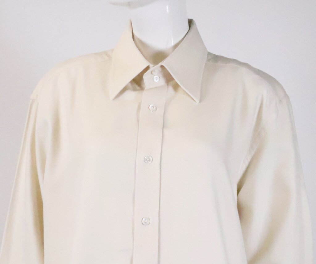 Cream Button Down Shirt (M)