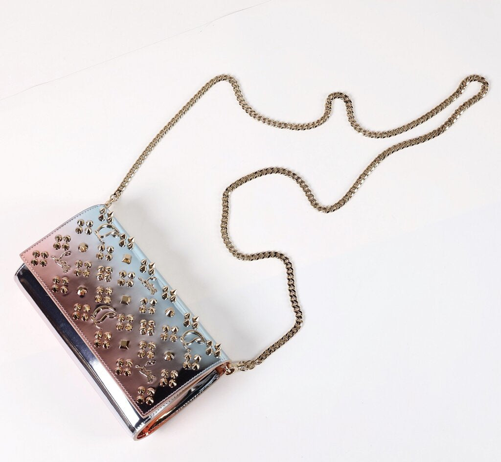 Loubinthesky Metallic 'Wallet' on Chain