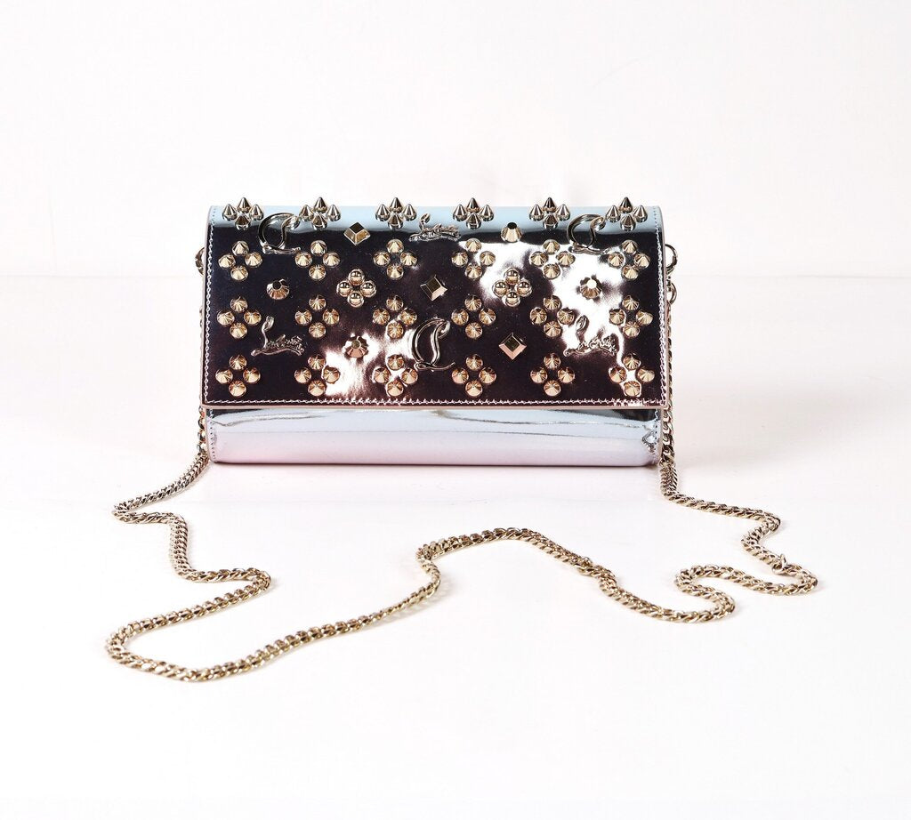 Loubinthesky Metallic 'Wallet' on Chain