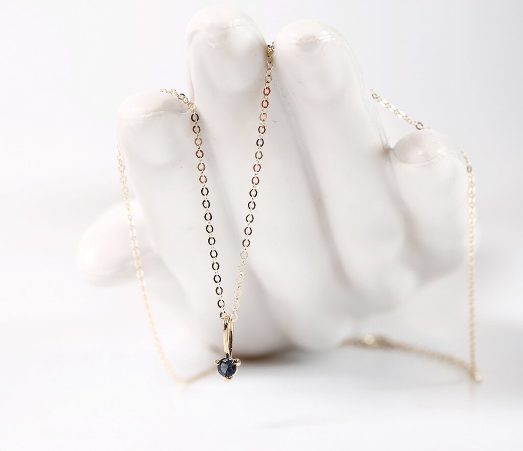 Gold Vermeil and Tanzanite 'Aura' Necklace