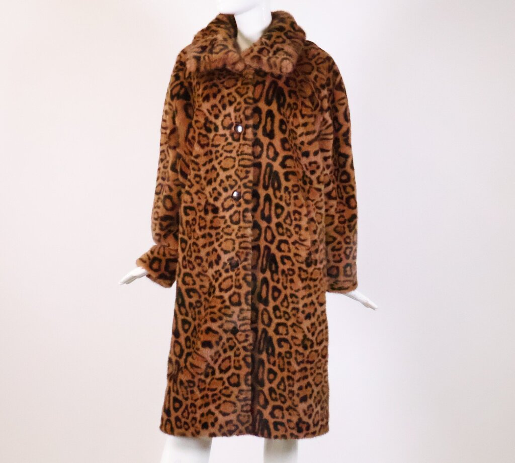 Leopard Furry Coat (S)