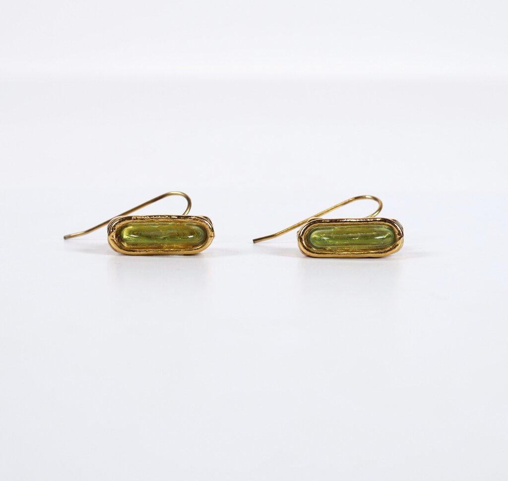 last chance! Gold Plate Sitting Lion Earrings