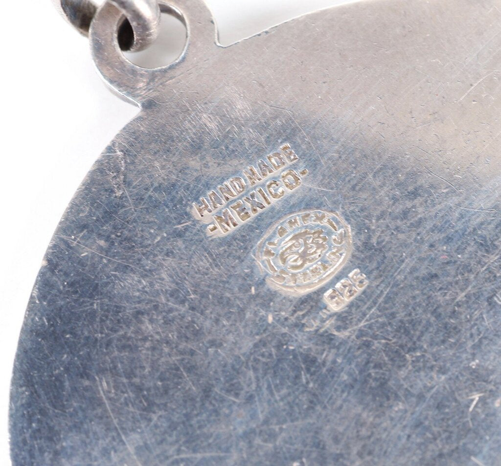 Sterling 'Aztec Sun' Pendant