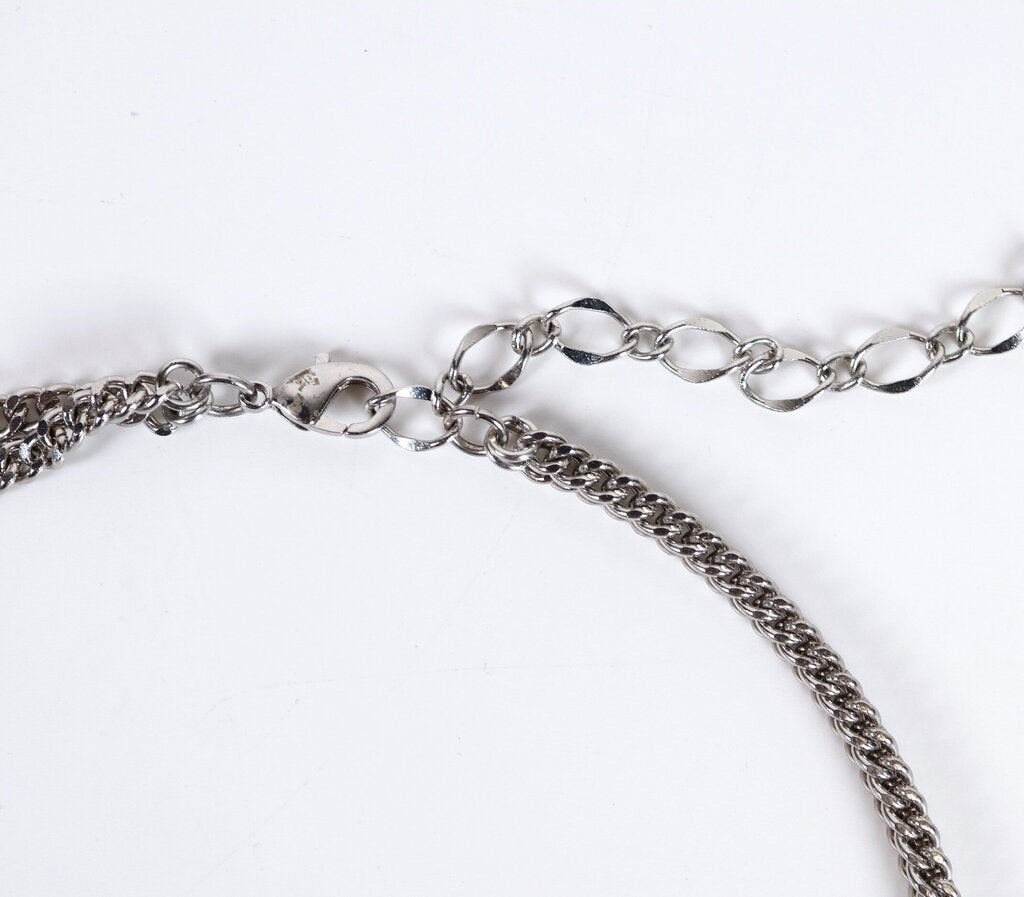 Rhinestone Bib Necklace