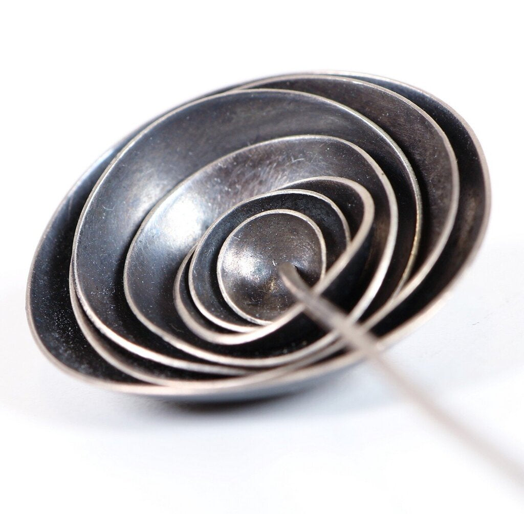 last chance! Oxidized Sterling 'Ranuncula' Earrings