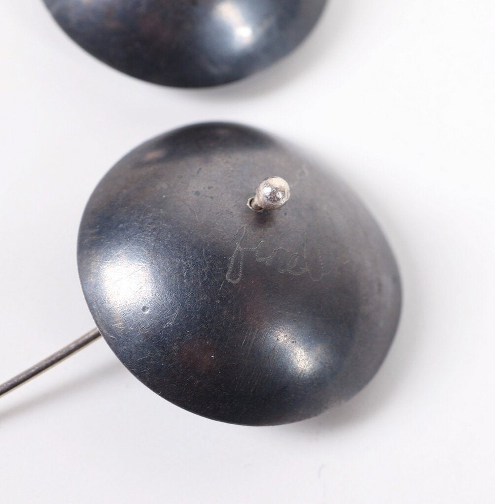 last chance! Oxidized Sterling 'Ranuncula' Earrings