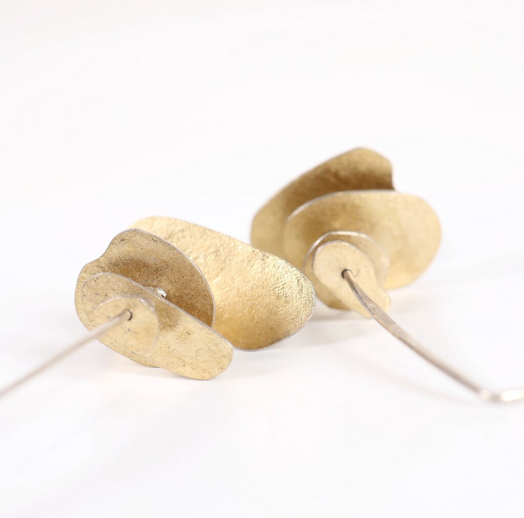 last chance! Sterling and 18K Gold Plate 'Super Stacks' l Earrings
