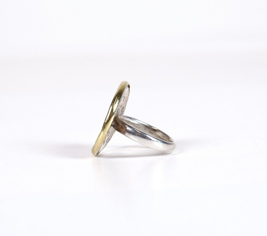 Sterling 14K and Diamond 'Frame' Ring (7)