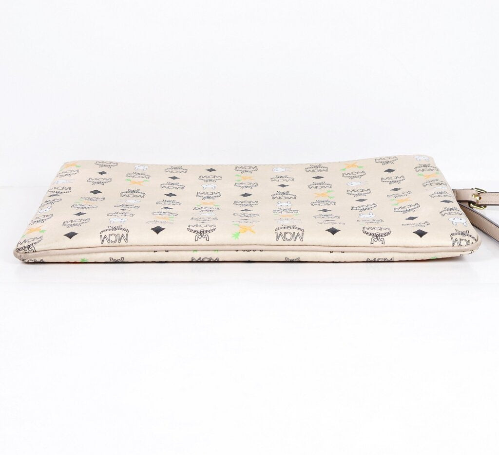 Cream Rabbit Print Crossbody Bag