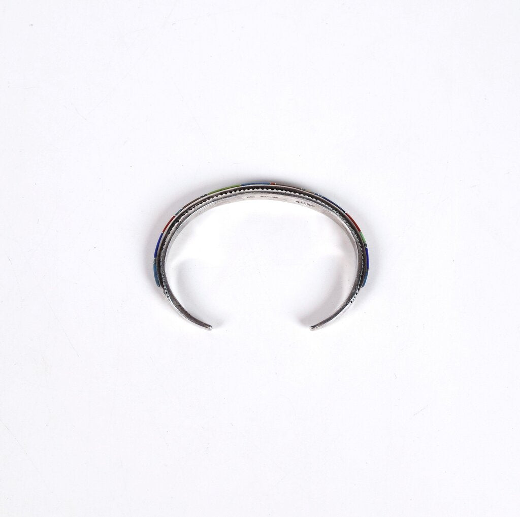 Sterling and Inlay Bracelet