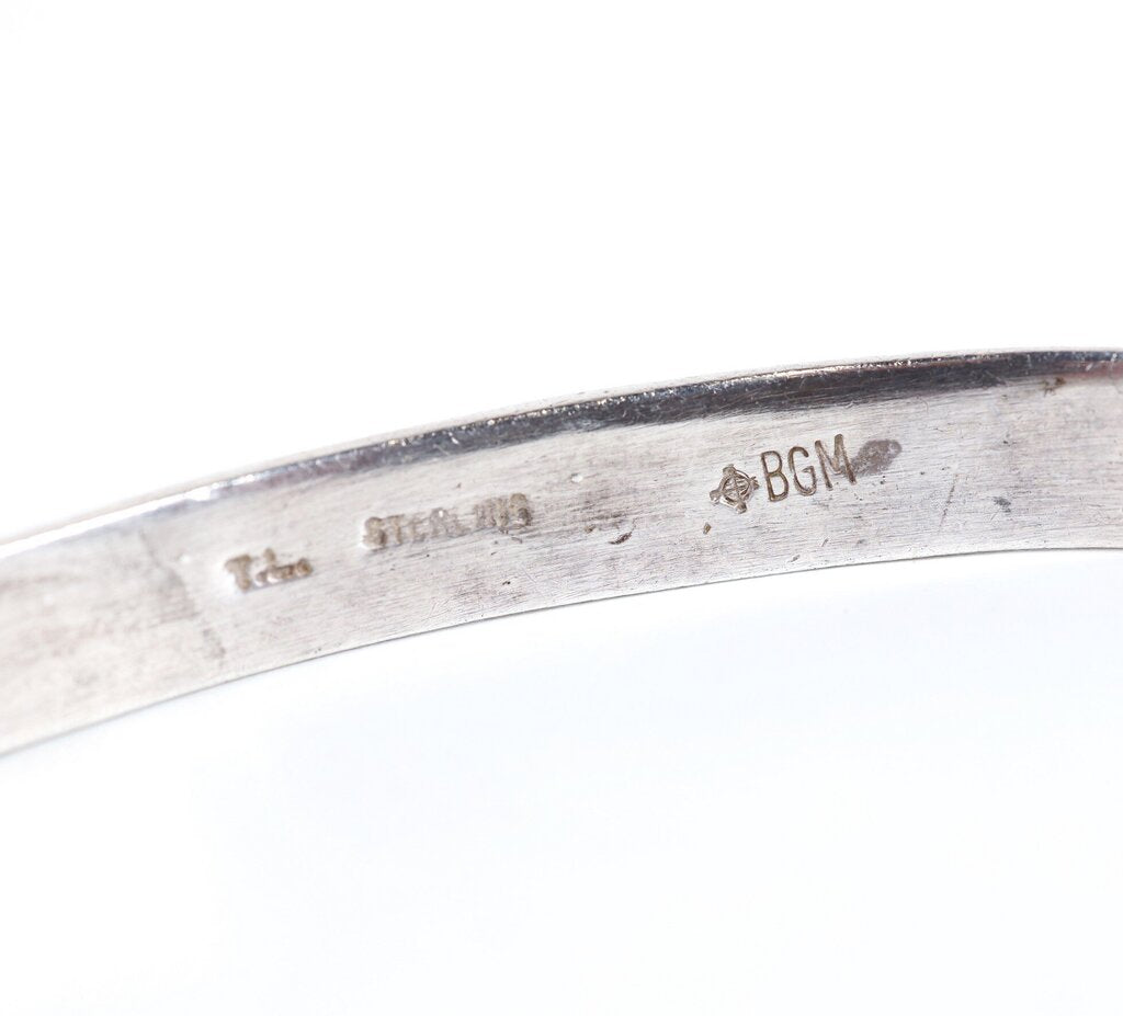 Sterling and Inlay Bracelet