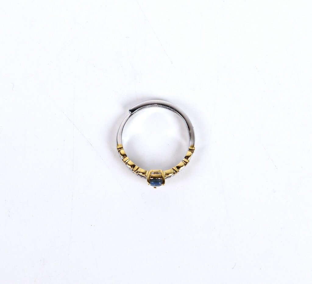 Sterling Gold Fill and Zircon Ring (6)