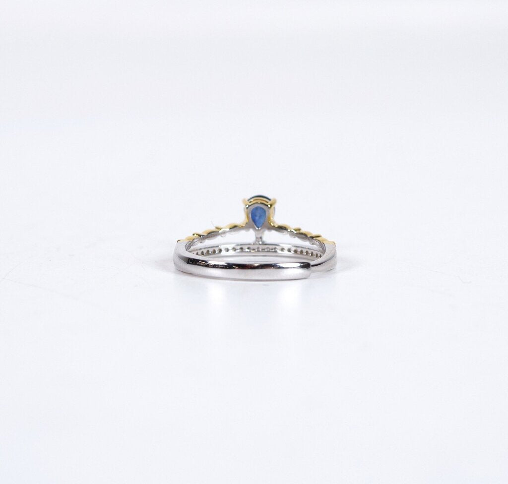 Sterling Gold Fill and Zircon Ring (6)