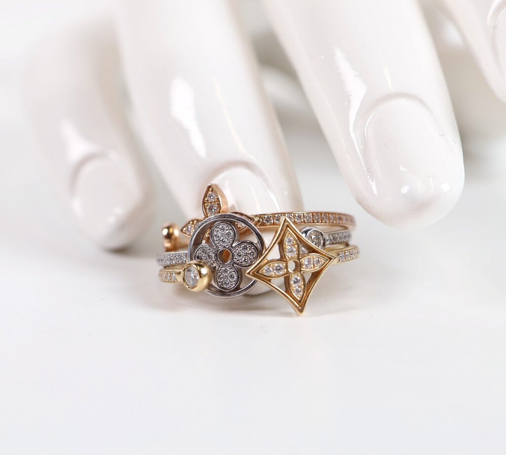 Idylle Blossom Pave Ring Trio (8)