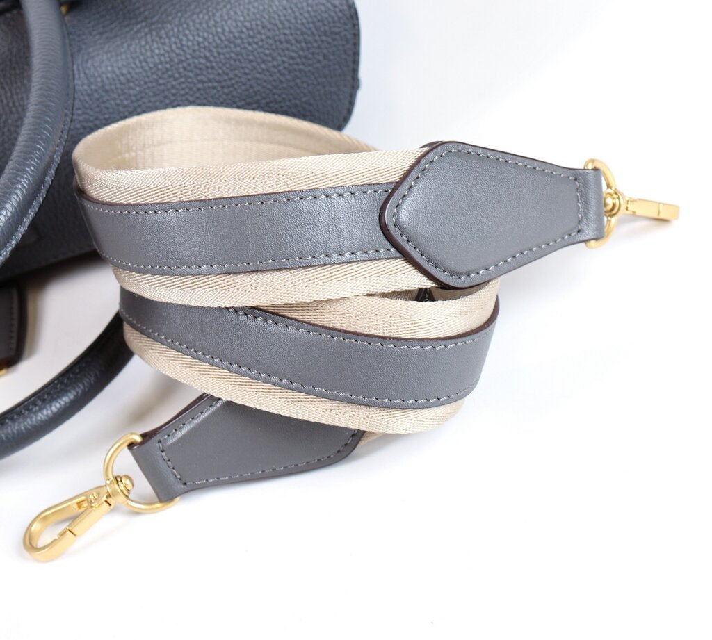 'Milla' Grey Top Handle Bag
