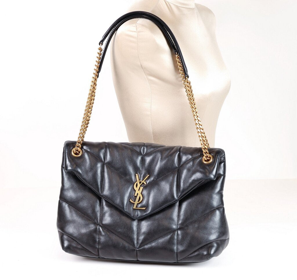black quilted lulu medium
