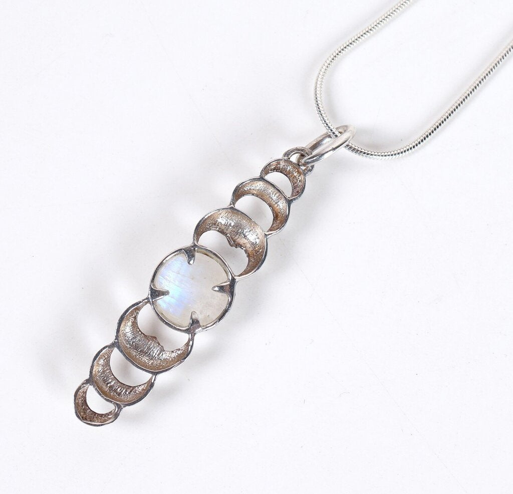 Sterling and Moonstone Pendant