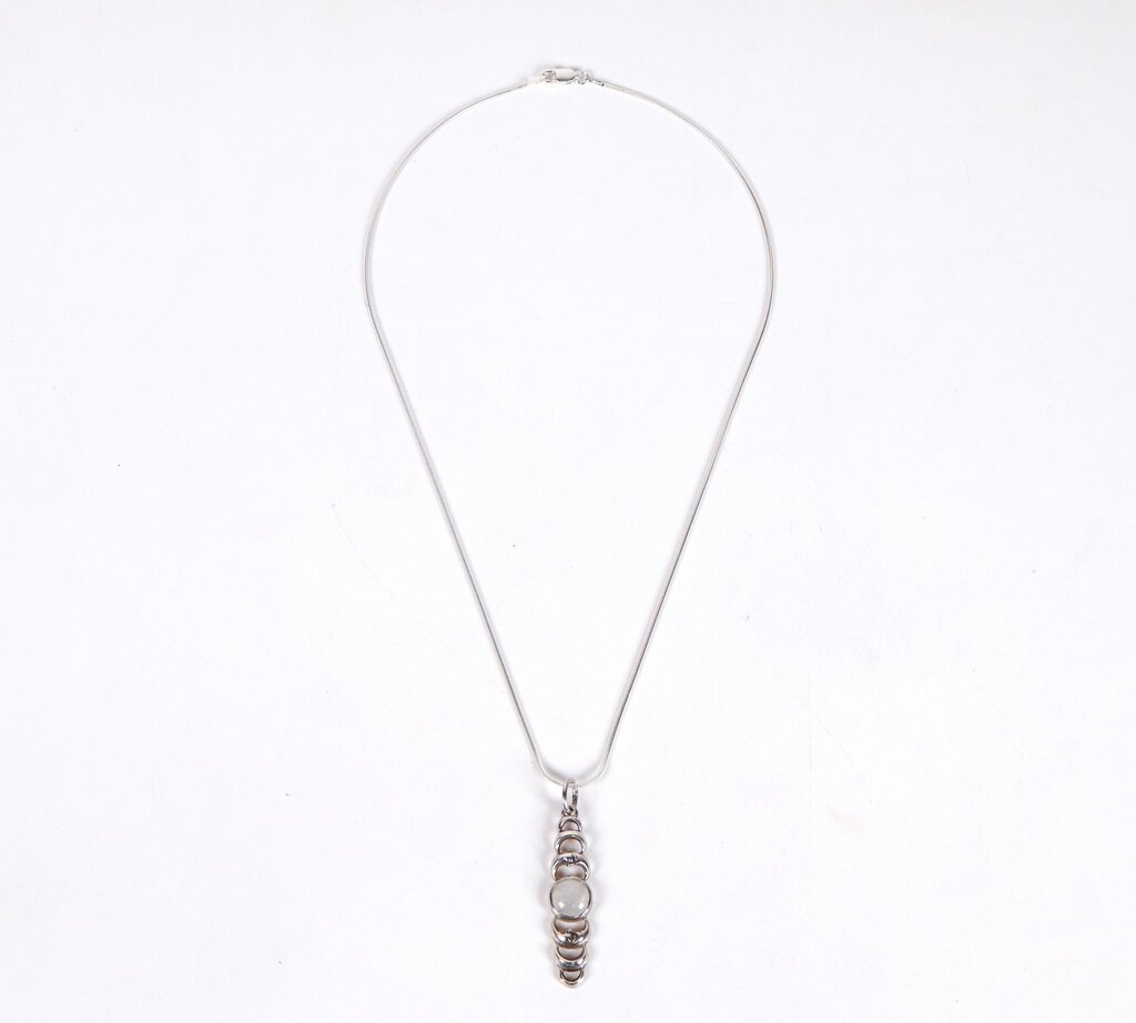 Sterling and Moonstone Pendant
