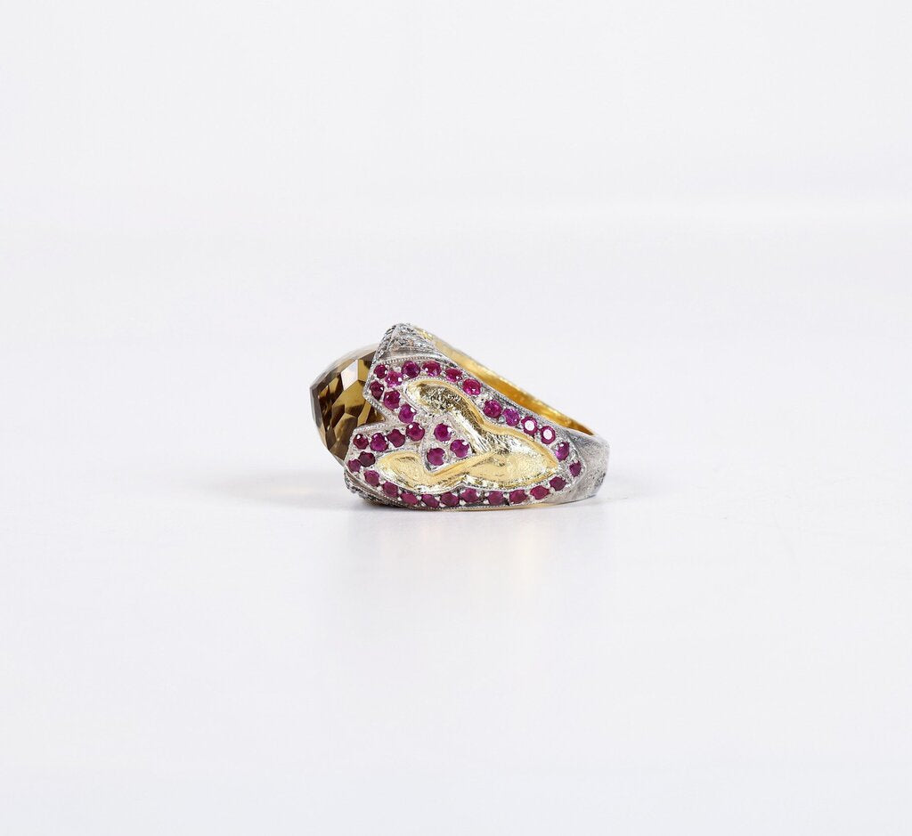 Gold and Sterling Ring (9)