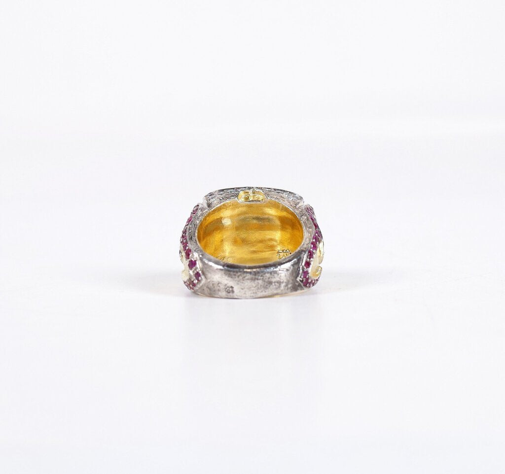Gold and Sterling Ring (9)