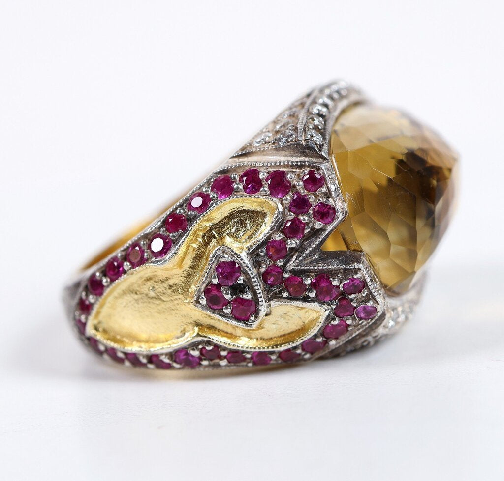 Gold and Sterling Ring (9)