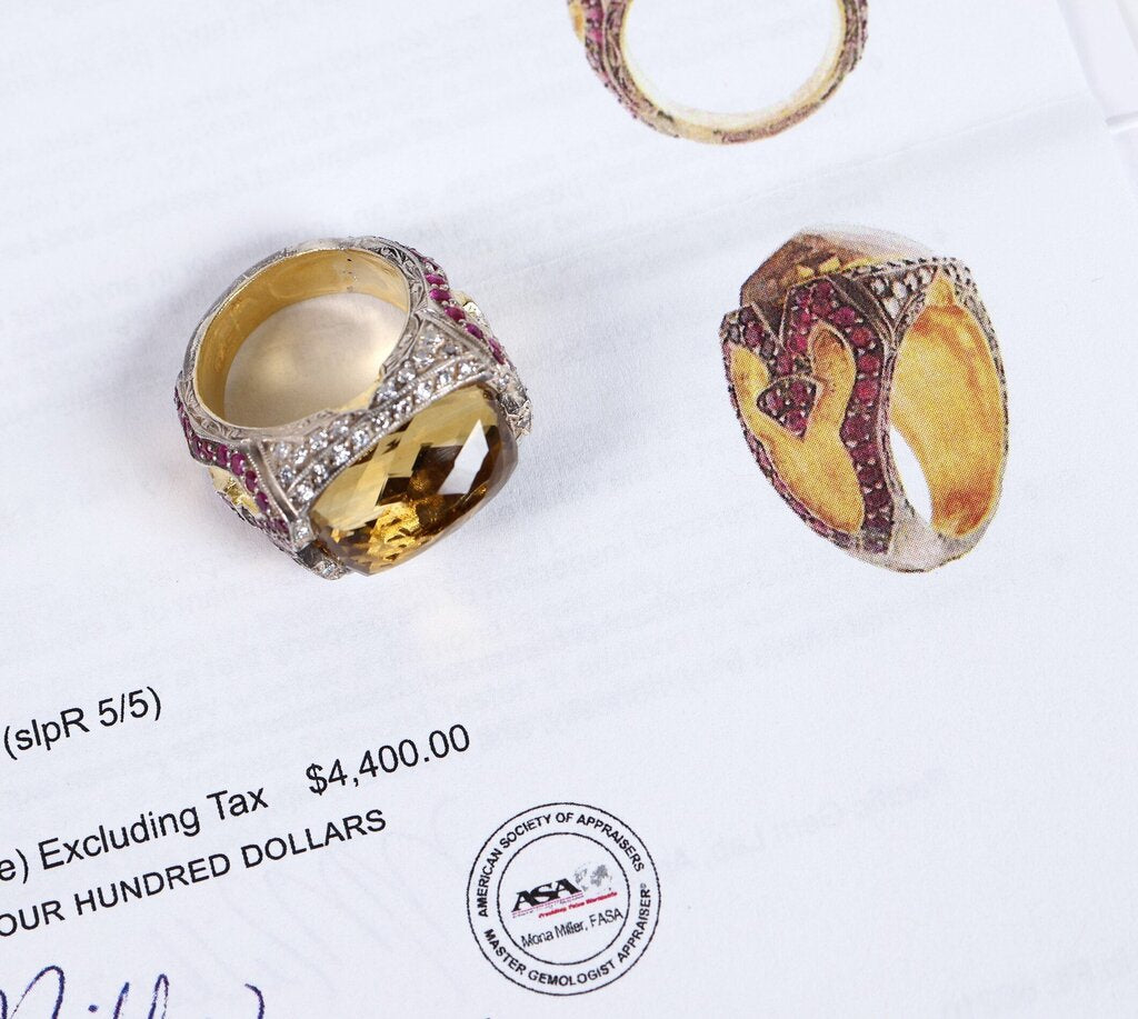 Gold and Sterling Ring (9)