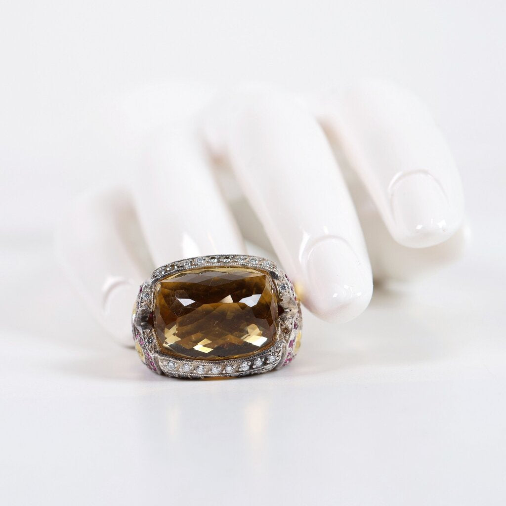 Gold and Sterling Ring (9)