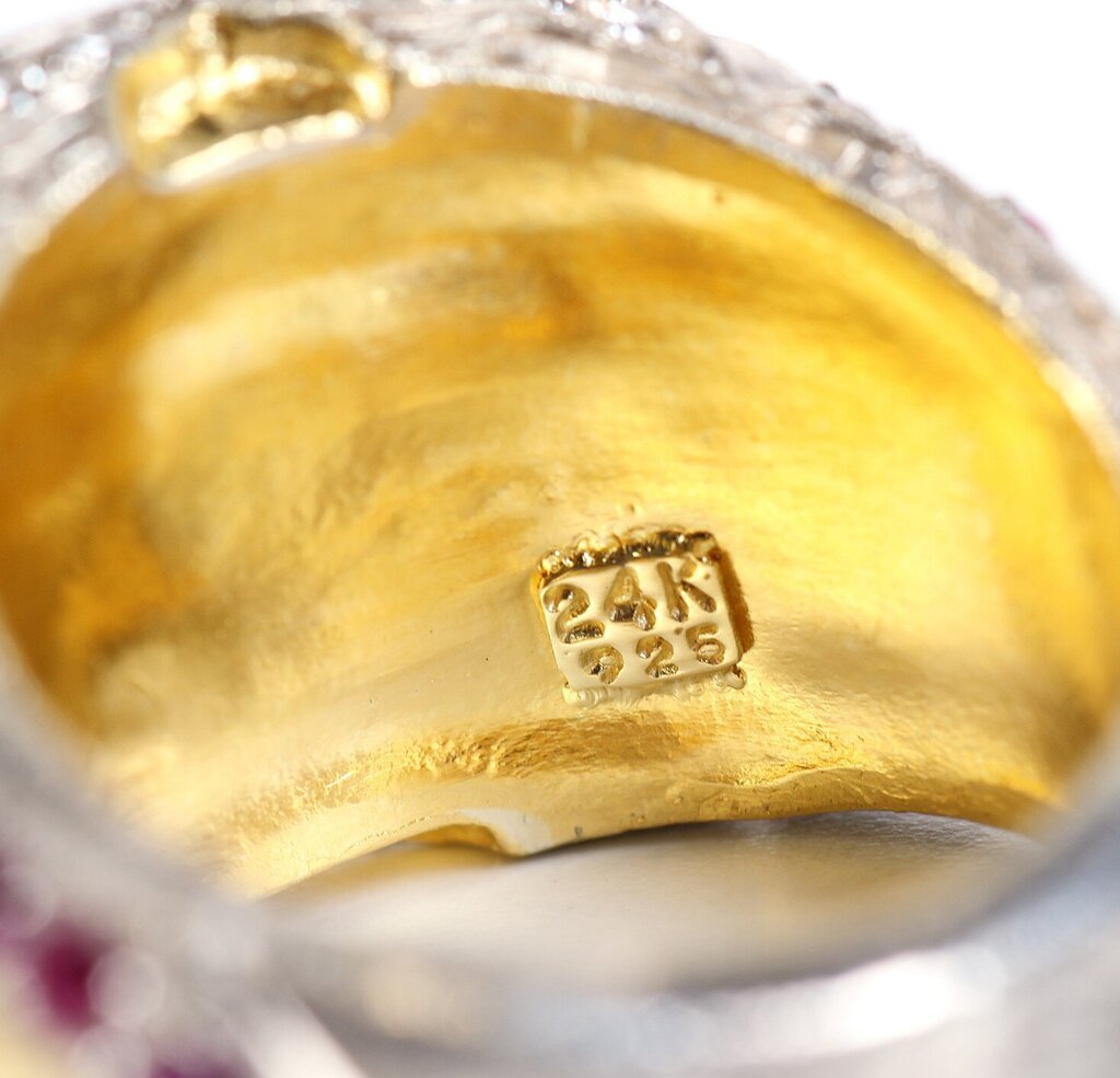 Gold and Sterling Ring (9)