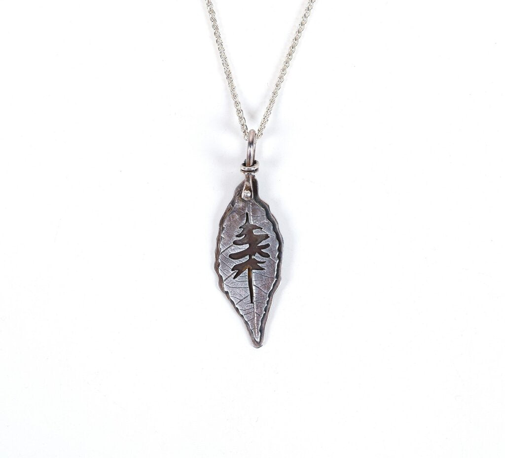 Sterling 'Lone Tree' Pendant