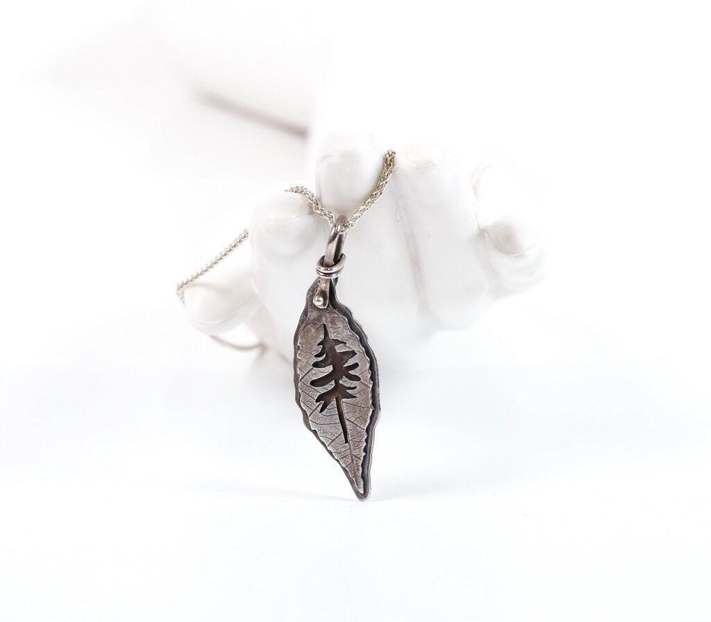 Sterling 'Lone Tree' Pendant