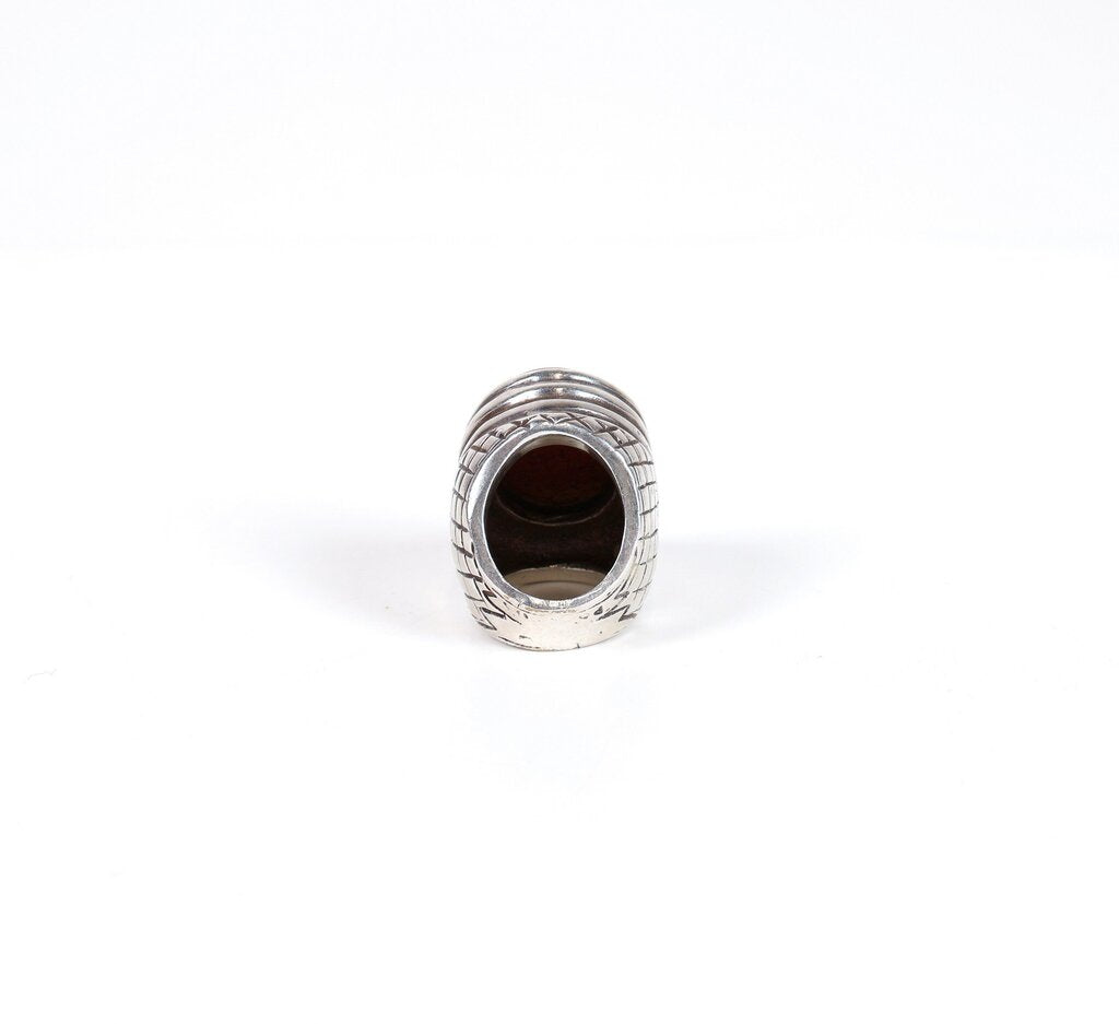 Sterling and Jasper Ring (6.75)