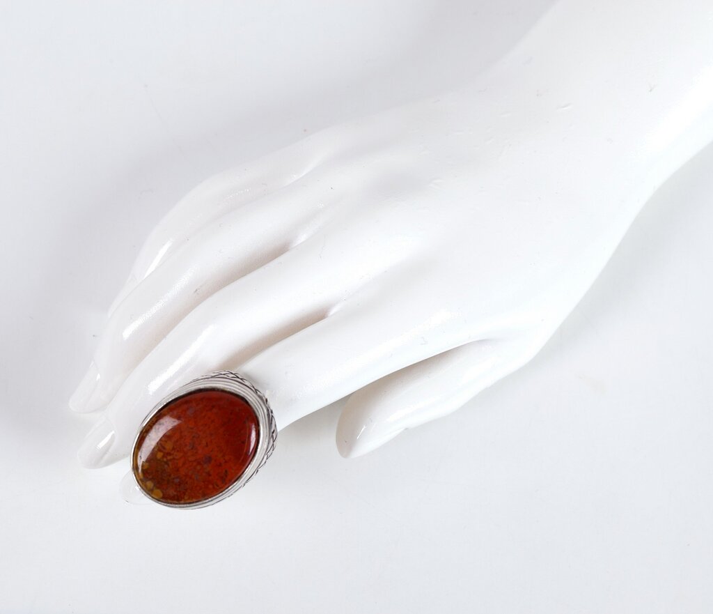 Sterling and Jasper Ring (6.75)