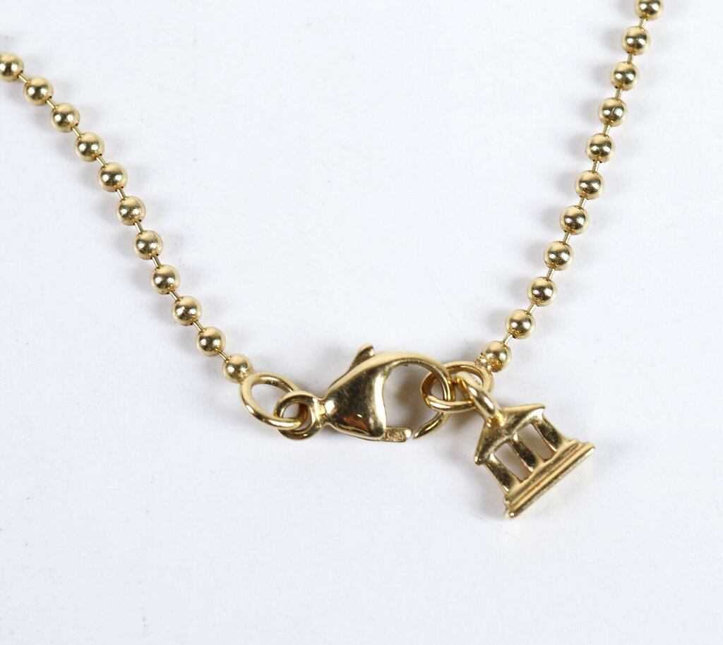 18K Small Ball Chain Necklace
