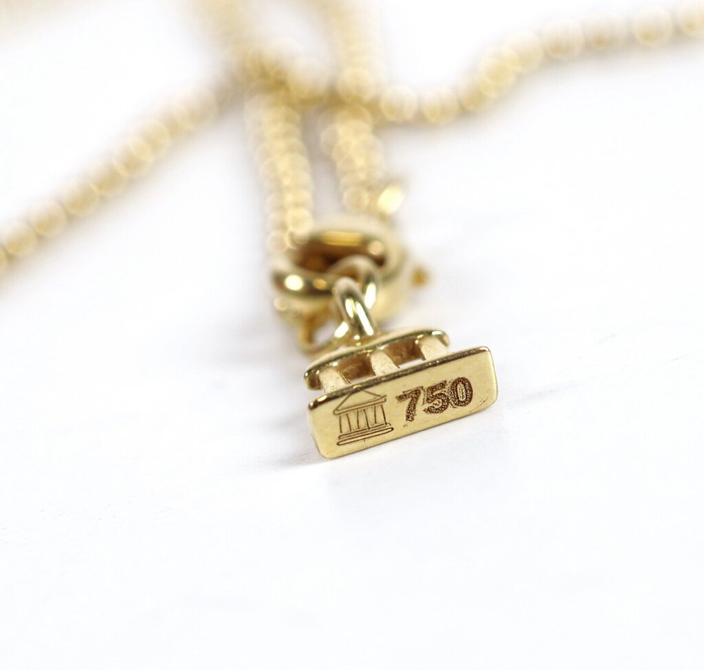 18K Small Ball Chain Necklace