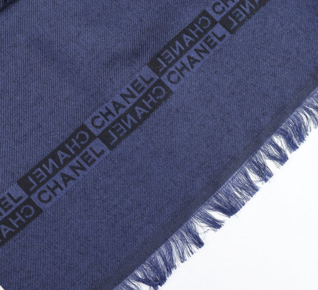 Navy and Black Scarf