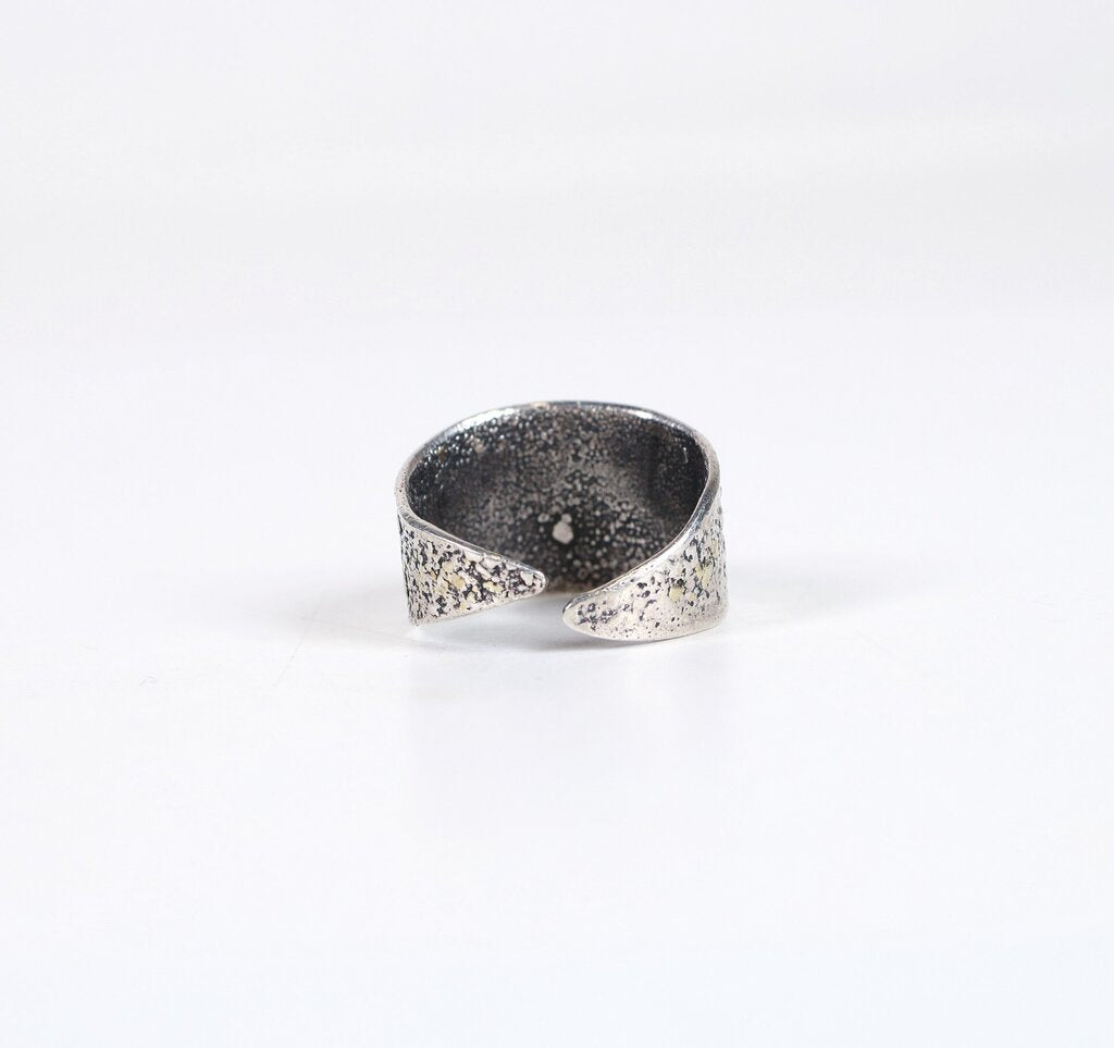 Sterling 18K and Garnet Ring (9.5)