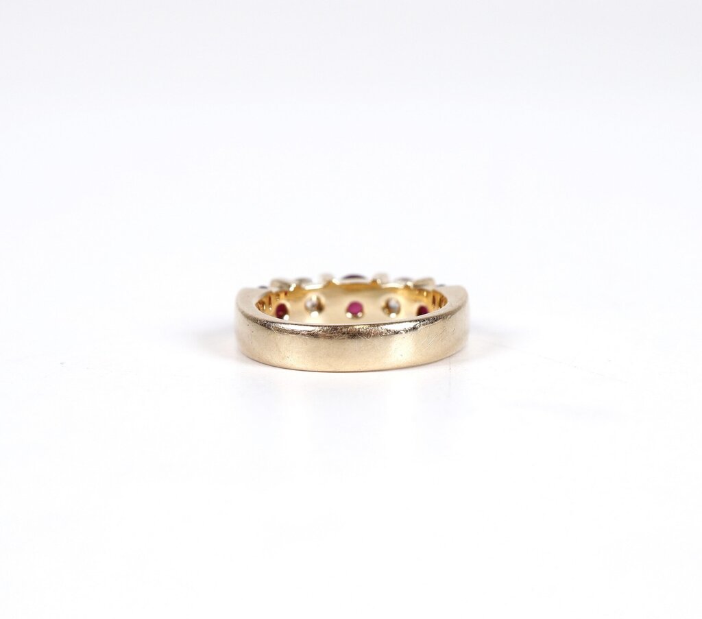 14K Diamond and Ruby Ring (4.75)