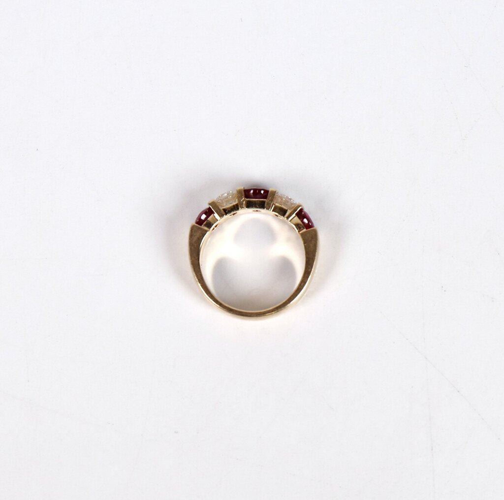 14K Diamond and Ruby Ring (4.75)
