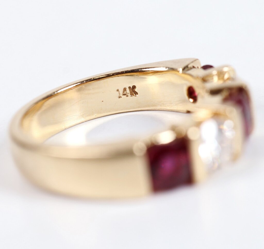 14K Diamond and Ruby Ring (4.75)
